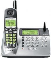 Vtech VT5879 Two-Line Cordless Phone with Dual CID/Keypad, 5.8GHz technology, Two-line operation on handset and base, Call Waiting Caller ID, Backlit keypad and display, 45-call memory, 20 name-/number phonebook directory, Nine programmable speed dials, keypad and speakerphone on base (VT 5879 VT-5879)