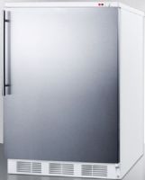 Summit VT65M7BISSHV Commercial Listed Built-in Medical All-freezer Capable of -25 C Operation with Wrapped Stainless Steel Door and Professional Vertical Handle, White Cabinet, 3.5 cu.ft. Capacity, RHD Right Hand Door Swing, Manual defrost, Three slide-out freezer drawers, One piece interior liner (VT-65M7BISSHV VT 65M7BISSHV VT65M7BISS VT65M7BI VT65M7 VT65M VT65) 