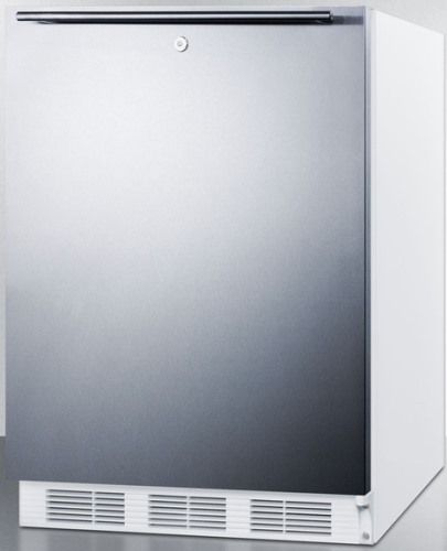 Summit VT65ML7BISSHHADA Commercial ADA Built-in Medical All-freezer Capable of -25C Operation with Factory Installed Lock, Wrapped Stainless Steel Door and Professional Horizontal Handle, White Cabinet, 3.5 Cu.Ft. Capacity, Reversible door, RHD Right Hand Door Swing,Manual defrost, Three slide-out drawers (VT-65ML7BISSHHADA VT 65ML7BISSHHADA VT65ML7BISSHH VT65ML7BISS VT65ML7BI VT65ML7 VT65ML VT65M VT65)