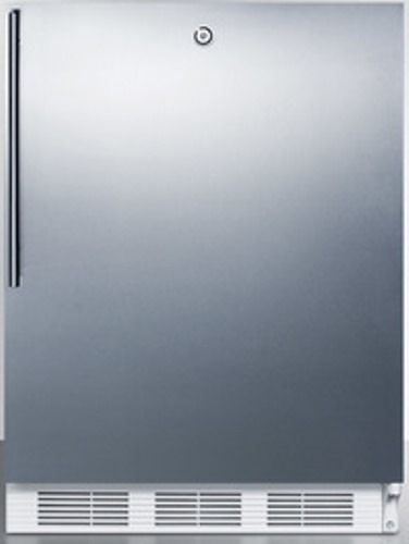 Summit VT65ML7BISSHVADA Commercial ADA Built-in Medical All-freezer Capable of -25C Operation with Factory Installed Lock, Wrapped Stainless Steel Door and Professional Vertical Handle, White Cabinet, 3.5 Cu.Ft. Capacity, RHD Right Hand Door Swing,Manual defrost, Three slide-out drawers (VT-65ML7BISSHVADA VT 65ML7BISSHVADA VT65ML7BISSHV VT65ML7BISS VT65ML7BI VT65ML7 VT65ML VT65M VT65)