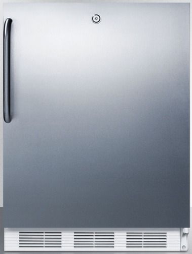 Summit VT65ML7SSTBADA ADA Compliant Commercial All-freezer Capable of -25C Operation with Factory Installed Lock, Wrapped Stainless Steel Door and Vertical Handle, White Cabinet, 3.5 Cu.Ft. Capacity, RHD Right Hand Door Swing, Manual defrost, Three slide-out drawers, Adjustable thermostat, One piece interior liner (VT-65ML7SSTBADA VT 65ML7SSTBADA VT65ML7SSTB VT65ML7SS VT65ML7 VT65ML VT65M VT65)