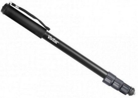 Vivitar VT-67 Photo/Video Monopod, Take great pictures and video, Ideal for the amateur or professional with a hand grip and built-in wrist strap, Strong and sleek design extends to 67