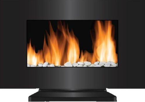Frigidaire VWF-10305 model Vienna 2-in-1 Wall Hanging & Floor Standing LED Fireplace, 2-in-1 curve screen electric fireplace, Dual heating setting 750/1500 Watts; 2500/5000 Heat BTU, Wall mountable & floor standing in one, 10 colors to choose from, Auto color-changing mode built-in, Flames operate with and without heat, Built-in overheat protection, Adjustable flame brightness, No assembly needed - just plug in and heat, UPC 859423003057 (VWF10305 VWF-10305 VWF 10305)