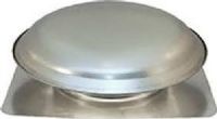 Ventamatic VX25 Galvanized Steel Dome Roof Mount Static Attic Vent, Mill Color, Galvanized Steel Material, Round Shape, 15" Opening Size, 163" sq Net Free Area, 5". x 25" Base Size, 8/12 Roof Pitch, 26" Dome Diameter, Low Profile Galvanized Steel Dome, UPC 047242700251 (VX25 VX-25 VX 25) 