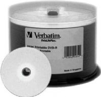 Verbatim 95079 DataLifePlus DVD-R Media, 120mm Form Factor, Single Layer, 16X Maximum Write Speed, DVD-R Media Formats, Inkjet Print Technology, Hub Printable, 4.7GB Storage Capacity, White Inkjet Surface, DVD-R Media, 50 Pack Quantity, UPC 023942950790 (95079 VERBATIM95079 VERBATIM-95079 VERBATIM 95079) 