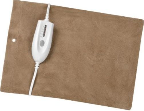 Veridian Healthcare 24-310 Deluxe Moist Heat Electric Heating Pad, Moist & Dry Heat Therapy Heating Pad, 4 heat settings, Soft micro plush cover, Auto shutoff after 2 hours, Machine washable cover, Easy push-button controller, Bilingual instructions, UL listed, 12