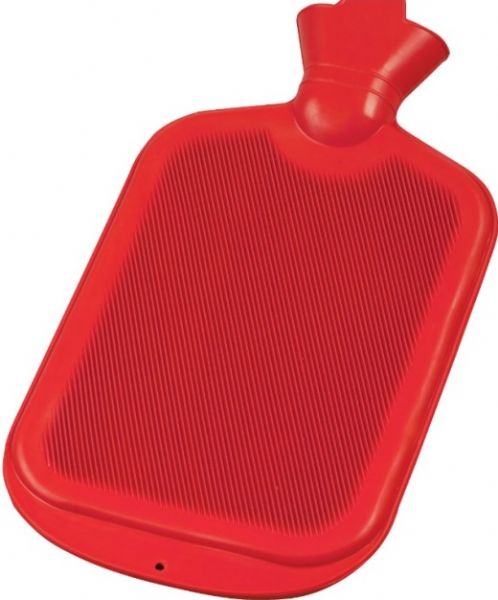Veridian Healthcare 24-908 Traditional Hot Water Bottle, Leak Proof Screw Cap, Double sided ribbed design for easy handling, Suitable for hot or cold therapy, Latex Free, 1/75Qt Capacity, UPC 845717007153 (24-908 24908 24 908 VERIDIAN24908)