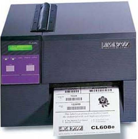 Sato W00609041 model CL 608e B/W Direct thermal / thermal transfer printer, Up to 472.4 inch/min - B/W - 203 dpi Print Speed, Wired Connectivity Technology, Ethernet 10/100Base-TX Interface, 203 dpi x 203 B&W dpi Max Resolution, 16 x barcode 22 x scalable Fonts Included, 133 MHz Processor, Labels, continuous forms Media Type, 7 in x 49.2 in Custom Max Media Size, 0.7 in Roll Media Sizes, 1 rolls Total Media Capacity (W00609041 W00-609041 W00 609041 CL 608e CL-608e CL608e)