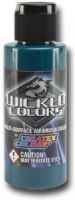 Wicked Colors W009-02 Airbrush Paint 2oz Phthalo Green, This multi-surface airbrush paint is suitable for any substrate from fabric and canvas to automotive applications, Incorporating mild solvents and exterior grade resins Wicked yields an extremely durable finish with optimum light and color fastness, UPC 717893200096, (WICKEDCOLORSW00902 WICKEDCOLORS WICKED COLORS W00902 W009 02  W 009 WICKED-COLORS W009-02  W-009) 