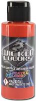 Wicked Colors W054-02 Airbrush Paint 2oz Detail Orange, This multi-surface airbrush paint is suitable for any substrate from fabric and canvas to automotive applications, Incorporating mild solvents and exterior grade resins Wicked yields an extremely durable finish with optimum light and color fastness, UPC 717893200546, (WICKEDCOLORSW05402 WICKEDCOLORS WICKED COLORS W05402 W054 02  W 054 WICKED-COLORS W054-02  W-054) 