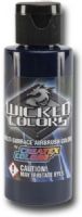 Wicked Colors W057-02 Airbrush Paint 2oz Detail Blue Violet, This multi-surface airbrush paint is suitable for any substrate from fabric and canvas to automotive applications, Incorporating mild solvents and exterior grade resins Wicked yields an extremely durable finish with optimum light and color fastness, UPC 717893200577, (WICKEDCOLORSW05702 WICKEDCOLORS WICKED COLORS W05702 W057 02  W 057 WICKED-COLORS W057-02  W-057) 
