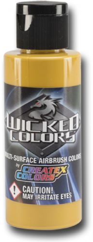 Wicked Colors W067-02 Airbrush Paint 2oz Detail Raw Sienna, This multi-surface airbrush paint is suitable for any substrate from fabric and canvas to automotive applications, Incorporating mild solvents and exterior grade resins Wicked yields an extremely durable finish with optimum light and color fastness, UPC 717893200676, (WICKEDCOLORSW06702 WICKEDCOLORS WICKED COLORS W06702 W067 02  W 067 WICKED-COLORS W067-02  W-067)