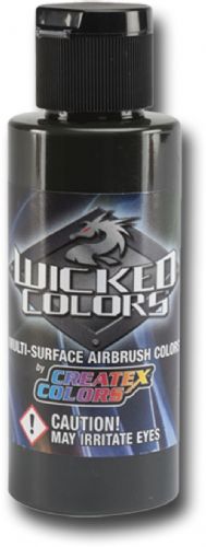 Wicked Colors W070-02 Airbrush Paint 2oz Detail Sepia, This multi-surface airbrush paint is suitable for any substrate from fabric and canvas to automotive applications, Incorporating mild solvents and exterior grade resins Wicked yields an extremely durable finish with optimum light and color fastness, UPC 717893200706, (WICKEDCOLORSW07002 WICKEDCOLORS WICKED COLORS W07002 W070 02  W 070 WICKED-COLORS W070-02  W-070)