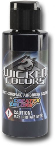 Wicked Colors W075-02 Airbrush Paint 2oz Detail Brown Violet, This multi-surface airbrush paint is suitable for any substrate from fabric and canvas to automotive applications, Incorporating mild solvents and exterior grade resins Wicked yields an extremely durable finish with optimum light and color fastness, UPC 717893200751, (WICKEDCOLORSW07502 WICKEDCOLORS WICKED COLORS W07502 W075 02  W 075 WICKED-COLORS W075-02  W-075)