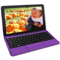 RCA W101SA23T1P Cambio 2-in-1 10.1" Touchscreen Laptop Tablet PC with Intel Atom Z8350 Processor, 32GB SSD, 2GB RAM, Kickstand, Keyboard, WIFI, Bluetooth, Microsoft Office Mobile Apps, Windows 10, Purple; Introducing the RCA Cambio 10.1 high resolution Windows tablet with detachable keyboard; Windows 10 home; UPC 062118101437 (DISTRITECH RCAW101SA23T1PP RCAW 101SA23T1PP RCAW-101SA23T1PP W101SA23T1P P W101SA23T1P-P) 