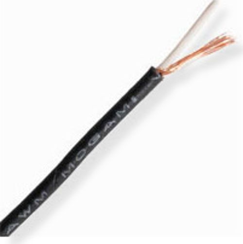 Mogami W2444 Ultraflexible Miniature Cables, 1000 Feet, Black; 1 conductor; 32 AWG series; Flexible PVC jacket material; Overall diameter 0.0394