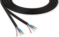 Mogami W2534 Neglex Quad Microphone Cable, 656 feet, Black; 4 conductors; Cross linked polyethylene conductor insulation; Served (spiral) bare copper shield;  0.236" Jacket thickness; Weight 24.25 lbs (W2534 2534500BK 2534-500BK 2534 500 BK 2534-500-BK 2534 500BK 2534500-BK) 
