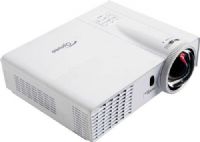 Optoma W306ST DLP projector, DarkChip 3 Microdisplay, 3500 ANSI lumens Brightness, 10000:1 Contrast Ratio, 44.5 in - 223 in Image Size, 1.6 ft - 8 ft Projection Distance, 0.52:1 Throw Ratio, 1280 x 800 WXGA native / 1600 x 1200 WXGA resized Resolution, Widescreen Native Aspect Ratio, 1.07 billion colors Support, 85 V Hz x 91 H kHz Max Sync Rate , 290 Watt Lamp Type,  UPC 796435418564 (W306ST W-306-ST W 306 ST) 