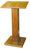 Amplivox W355 Elite Lectern Without Sound, Solid wood veneer; slender and light-weight, moves on glides, Great for schools, hotels, charities, restaurants, funeral homes, government offices & healthcare centers, Work surface with book stop (W-355 W 355) 