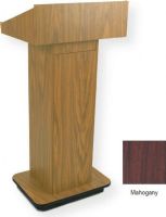 Amplivox W505 Executive Non-sound Column Lectern, Mahogany; Moves effortlessly on 4 hidden casters (2 locking); Melamine laminate finish; Product Dimensions 47" H x 22" W x 17" D; Weight 58 lbs; Shipping Weight 85 lbs; UPC 734680250515 (W505 W505MH W505-MH W-505-MH AMPLIVOXW505 AMPLIVOX-W505MH AMPLIVOX-W505-MH) 