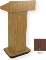 Amplivox W505 Executive Non-sound Column Lectern, Walnut; Moves effortlessly on 4 hidden casters (2 locking); Melamine laminate finish; Product Dimensions 47" H x 22" W x 17" D; Weight 58 lbs; Shipping Weight 85 lbs; UPC 734680250553 (W505 W505WT W505-WT W-505-WT AMPLIVOXW505 AMPLIVOX-W505WT AMPLIVOX-W505-WT) 