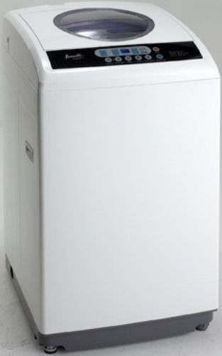 Avanti W711 Top Load Portable Washer, White, 2.0 Cu.Ft./14 Lbs. Capacity, Stainless Steel Wash Tub, Pulsating Wash Action, Electronic Controls with LED Cycle Indicator Lights, Multiple Pre-Programmed Automatic Wash Cycles, Three Water Temperature Selections, Adjustable Water Level (Low to High), Programmable Delay Start, UPC 079841257119 (W-711 W7-11 W71-1)