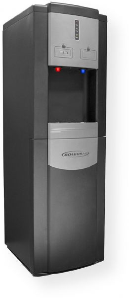 Soleus Air WA1-02-21A-DB Bottom Load Aqua Sub Water Cooler, 115V - 60Hz Voltage, 485W Watts, 4.7A Amps, R134A Refrigerant, LED Light Sensor, No Awkward Lifting, No Messy Spills, Healthy Storage, Durable Metal Construction, Dishwasher-Safe Components, 13.25