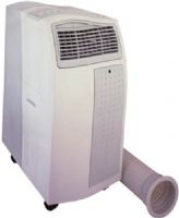 Sunpentown WA-1410E Portable Air Conditioner with Ionizer and UV Light, 14000 BTU cooling power, Max room size 500 sq.ft., Self evaporating system, Re-start IC, Digital temperature display, 3 fan speeds, Fire resistant PVC plastic housing, Removes moisture (dehumidifier functions automatically in AC mode), UPC 876840000339 (WA1410E WA 1410E) 