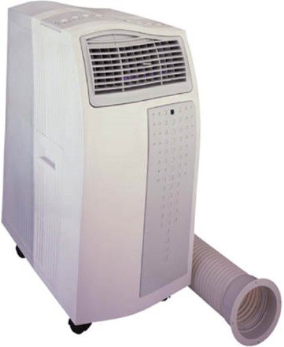 Sunpentown WA-1410E Portable Air Conditioner with Ionizer and UV Light, 14000 BTU cooling power, Max room size 500 sq.ft., Self evaporating system, Re-start IC, Digital temperature display, 3 fan speeds, Fire resistant PVC plastic housing, Removes moisture (dehumidifier functions automatically in AC mode), UPC 876840000339 (WA1410E WA 1410E)