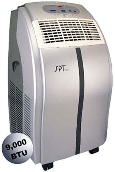 Sunpentown SPT WA-9020E Portable Air Conditioner 9,000 BTUs, Self-Evaporating Technology, Digital temperature display, remote control, 2 fan speeds, activated carbon filter removes odor, 370 m3/h Air volume (WA 9020E WA9020E 9020E WA-9020 WA9020 9020)