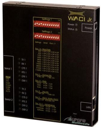 Aurora WACI JR Web Access Control Interface, 32 bit Processor, 2x RS-232/422/485 with Full Hardware Handshaking Serial Ports (WACI-JR, WACI JR)