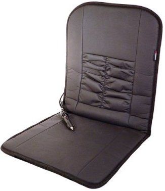 Wagan 2282 Deluxe Heated Seat Cushion, One size fits most, Black (WAGAN2282 WAGAN-2282)