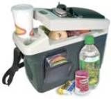 Wagan 2296 Personal Thermo-Electric Fridge/Warmer, 10.5 Liter, 2 Beverage holders and Detachable CD/DVD storage bag (WAGAN2296 WAGAN-2296) 