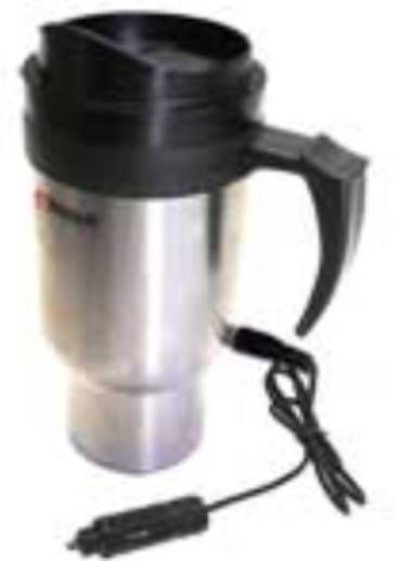 Wagan2353 Cafe Travel, 19 fl oz / 562 mL Capacity, Can heat up beverages around 145F -65C in 30 minutes, Detachable 12V power cord (WAGAN2353 WAGAN-2353 WAGAN 2353 2353)