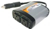 Wagan 2401 SmartAC USB Inverter-2 Outlets, 150 Watts Continuous Use, 300 Watts Peak Surge Power, 110 +/- 5V AC RMS AC Voltage Output, 110 +/- 5V AC RMS AC Voltage Output, 0.15A No Load Current Draw, 10V to 15V DC Input Voltage Range, 8.5V +/- 0.5V DC Auto Low Battery Shutdown (WAGAN2401 WAGAN-2401 WAGAN 2401 2401) 