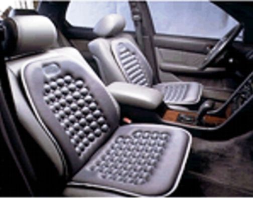 Wagan 9235 Magnet Bubble Seat Cushion - Gray; Ten strategically-placed magnets to relax and relieve stress points (WAGAN9235 WAGAN-9235)