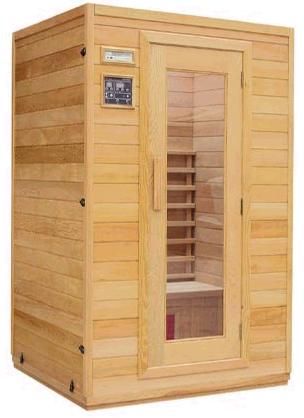 Wasauna WAS-12 Infrared Sauna with CD Player, 2 Seats, 5 Infrared Heaters (WAS 12, WAS12)