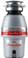 Waste King 9930 Legend Series 1/2 Horsepower Disposer, High speed 2600 RPM Permanent Magnet Motor Produces More Power per Pound, Professional 3-Bolt Mount System, 115 Voltage, 60 Hz, 4.5 Current-Amps, Permanent Magnet Motor, Positive Seal Stopper, Stainless Steel & Celcon Sink Flange, ABS Waste Elbow, UPC 029122099303 (WASTEKING9930 WASTEKING-9930) 