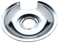 GE General Electric WB32X10013 Chrome Drip Pan 8” Bowl, Replaced WB32X5013 and WB32X34, Fits GE and Hotpoint Ranges with Tilt-Lock hinge mounting elements, Matching Ring is WB31X5014, Matching 6” Drip Pan is WB32X10012 and ring is WB31X5013 (WB-32X10013 WB32-X10013 WB32X 10013) 