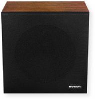 Bogen WBS8T725BRV Wall Mount Baffle Speaker with Terminal Strip, with Volume Control; Walnut; 4 Watt capacity; 6 power taps available (4, 2, 1, 0.5, 0.25, 0.125 Watts); Works with both 70 Volt and 25 Volt amplifier outputs; Simulated walnut finish; Preassembled for faster installation; 8" cone speaker for excellent audio quality; 6 Ounces magnet weight; UPC 765368481655 (WBS8T725BRV WBS8T-725-BRV WALL-WBS8T725BRV WBS8T725BRV-WALL BOGENWBS8T725BRV WBS8T725BRV-BOGEN) 