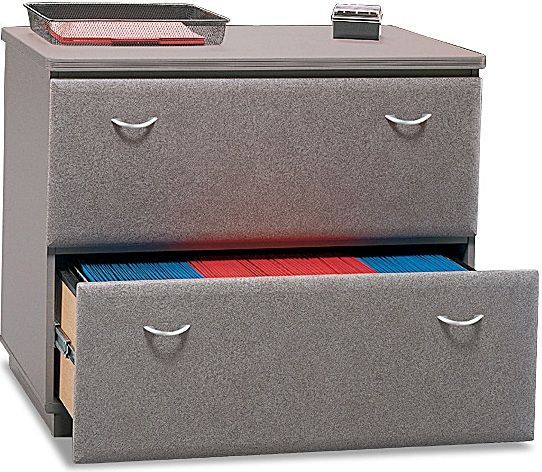 Bush WC14554ASU Lateral File, Assembled, Series A Pewter Collection, White Spectrum Finish, Drawers hold letter, legal or A4-size files (WC 14554ASU WC-14554ASU WC14554AS WC-14554A WC 14554A)