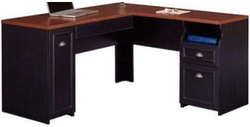Bush WC53930-03K Fairview L Desk with Box Drawer, 10