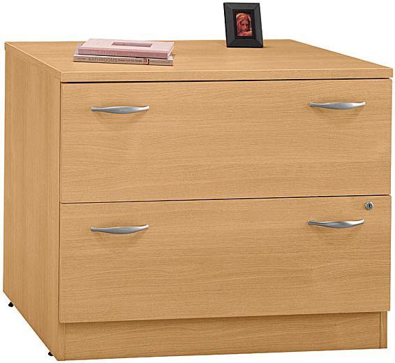 Bush WC60354SU Two Drawer Lateral File Cabinet, Assembled, Two drawers hold letter, legal or A4 size files, Series C Collection, Light Oak (WC 60354SU WC-60354SU WC-60354-SU WC60354-SU WC 60354 WC-60354)