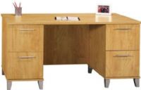 Bush WC81428-03 Somerset 60 Inch Computer Desk, 2 file drawers that hold letter size files, 2 box drawers for small office supplies, Maple cross finish, Some assembly required, Replaced WC81428 (WC8142803 WC81428 03 WC81428 WC-81428 WC 81428) 