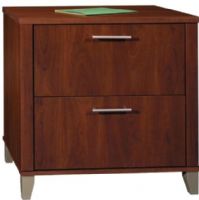 Bush WC81780-03 Furniture Somerset Lateral File, Hansen Cherry, Full-extension ball-bearing slides, Interlocking drawer mechanism, Accommodates letter or legal files, Repalced WC81780 (WC81780 03 WC8178003 WC 81780 WC-81780 WC81780) 