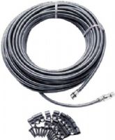 Williams Sound WCA 008-50 RG59 Coaxial Cable with F-Connectors and Hardware, 50'; For Use with ANT 005 and ANT 029 Remote Antenna Kits; 50' with F-connectors; Impedance 75 Ohm; Dimensions: 8.25" x 8.25" x 1.75"; Weight: 1.75 pounds (WILLIAMSSOUNDWCA00850 WILLIAMS SOUND WCA 008-50 ACCESSORIES ANTENNA ADAPTERS CABLES) 