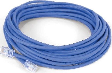 Williams Sound WCA 091 Ethernet Cable, 25' Lenght; Preterminated RJ-45 CAT5e cable; Use with IC-2, Blue POD Conference Mate, Blue POD Solo or Audio Presenter HUB; 25' lenght; Dimensions: 5