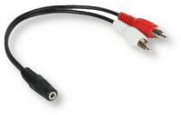 Williams Sound WCA 124 Adapter Cable for IR T1 Small-Area Infrared Transmitter, 3.5mm F to RCA; For Audio Source with RCA Stereo Outputs; Converts RCA to 3.5mm Jack; Use with 3.5mm Male Cable and Female RCA; Dimensions: 8.1" x 2.45" x 0.75"; Weight: 0.05 pounds; UPC: 884645108273 (WILLIAMSSOUNDWCA124 WILLIAMS SOUND WCA 124 ACCESSORIES ANTENNA ADAPTERS CABLES) 
