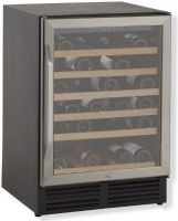 Avanti WCR506SS Model 50 Bottle Wine Chiller, 24" Wide - Stores Up to 50 Bottles, Temperature Range: 40 - 65 F, Electronic Control and Display for Monitoring Temperature, Stainless Steel Door Frame and Handle, Double Pane Tempered Reversible Glass Door, Long Life and Cool LED Interior Display Lighting with ON/OFF Switch, Vinyl Coated Roll-Out Shelves with Wooden Fronts, UPC 079841705061 (WCR506SS AVANTI-WCR506SS AVANTI WCR506SS) 