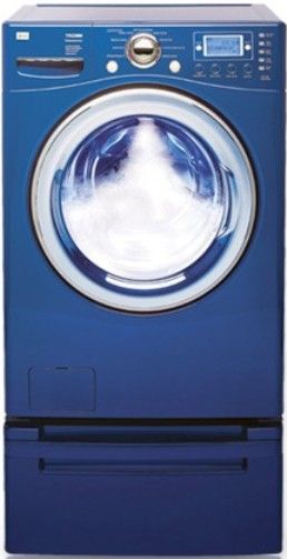 LG WD-15517RD Front Loading Steam Washer/Dryer Machine, Blue, 15 kg (33.07 lbs) Wash capacity, 8 kg (17.64 lbs) Dry capacity, 1320 rpm max. Spin speed, 0.3-10kgf/cm2 (30-1000kPa) Permissible water pressure, Intelligent Wash System, Auto Balance, Detection of foam, 7 Variable speed drying, Auto Re-Start (WD15517RD WD 15517RD)